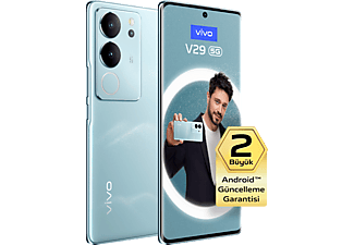 VIVO V29 5G 256 GB Akıllı Telefon Işıltılı Gök Mavisi