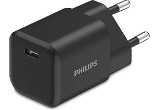 PHILIPS DLP4333CB 30W PD USB-C Şarj Adaptörü Siyah