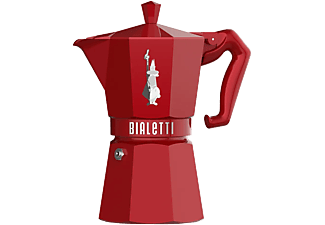 BIALETTI 9056 Moka Exclusive  6 adagos kotyogós kávéfőző, piros