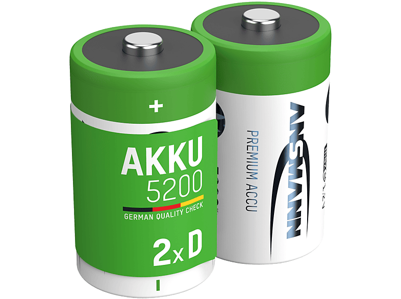 ANSMANN Mono D Ni MH 5000 mAh 2 Stück Akku MediaMarkt