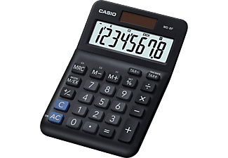 CASIO MS-8F asztali számológép, fekete