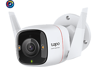 TP-LINK Tapo C325WB 2K QHD IP66 Sertifikalı Yapay Zeka Destekli Wi-Fi Güvenlik Kamerası Beyaz Siyah