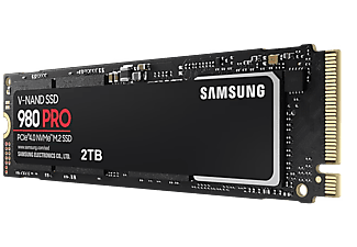 SAMSUNG 980 PRO PCIe 4.0 x4 NVMe M.2 belső SSD meghajtó, 7000/5100 MB/s, 2 TB (MZ-V8P2T0BW), fekete