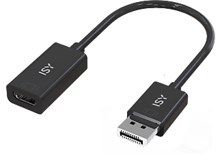 ISY IDP-2000 Display Port 1.4 - HDMI 2.0 adapter, fekete (2V225505)