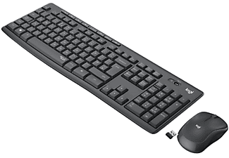 LOGITECH MK295 Sessiz Kablosuz Türkçe Q Klavye Mouse Seti - Siyah