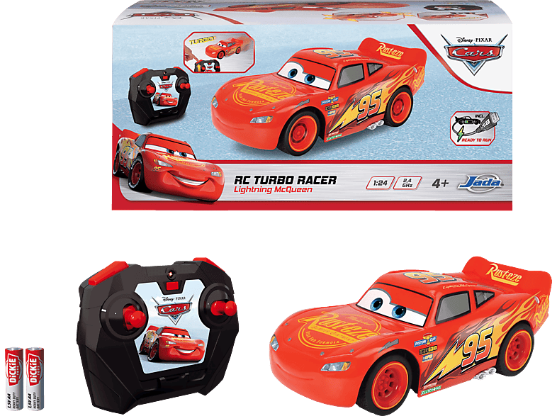 DICKIE TOYS Cars 3 Lightning McQueen Turbo Racer R C Spielzeugauto