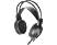 SPEED LINK VOLTOR LED vezetékes fejhallgató mikrofonnal, 2x3,5mm jack, USB tápellátás, fekete (SL-860021-BK)