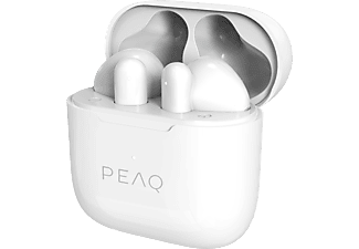 PEAQ PTW-3000-WT TWS vezeték nélküli fülhallgató, fehér (2V225476)