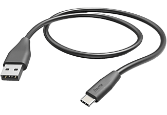 HAMA FIC E3 USB Type-C - USB-A adatkábel, 1,5 méter, fekete (201595)