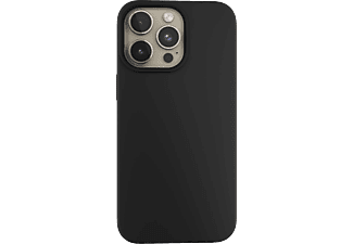 NEXT ONE MagSafe kompatibilis szilikon tok iPhone15 ProMax telefonhoz, fekete (IPH-15PROMAX-MAGCASE-BLACK)