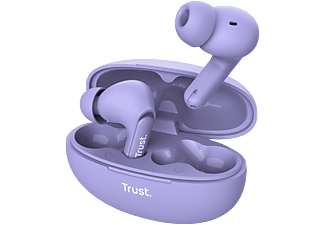 TRUST Yavi vezeték nélküli TWS bluetooth fülhallgató mikrofonnal, ENC, lila (25297)