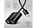 AXAGON USB 2.0 külső hangkártya, mono mikrofon jack bemenet, sztereó jack kimenet, 15 cm (ADA-12)