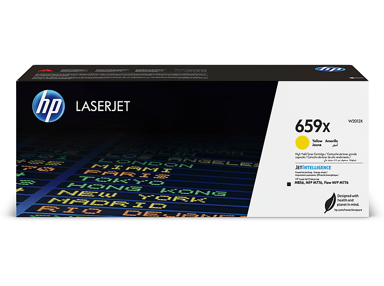 HP 659X Gelb Original LaserJet Tonerkartusche Mit Hoher Reichweite