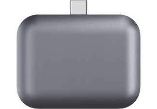 SATECHI USB Type-C Vezeték nélküli töltő adapter AirPods fülhallgatókhoz, asztroszürke (ST-TCWCDM)