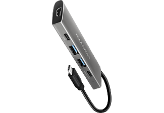 AXAGON USB 3.2 Gen2 Type-C multiport adapter, 10 Gbit/s, 2x USB-A, 2x USB Type-C, 1x HDMI 4K30Hz (HMC-5G2)