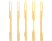FAMILY Bambusz falatka pálcika, 9 cm, 40 db / csomag (56261)