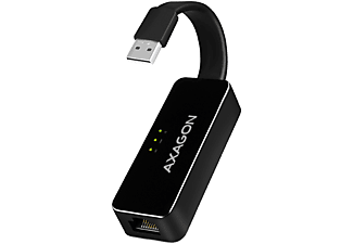 AXAGON USB 2.0 hálózati RJ-45 LAN adapter, 10/100 Mbps, USB-A, fekete (ADE-XR)