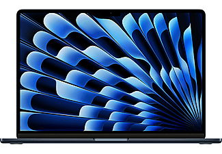 APPLE MacBook Air 2024 15,3" Liquid Retina éjfekete Apple M3(8C/10C)/8GB/256GB (mryu3mg/a)