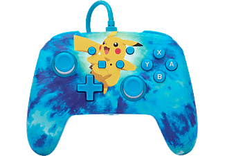 POWERA Enhanced vezetékes Nintendo Switch kontroller (Tie Dye Pikachu)