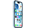 APPLE iPhone 15 MagSafe rögzítésű szilikon tok, világoskék (MWND3ZM/A)