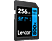 LEXAR 256GB Professional 800x SDXC™ UHS-I cards C10 V30 U3 Hafıza Kartı Siyah Mavi