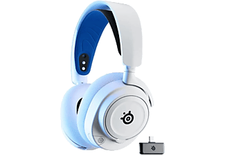 STEELSERIES Arctis Nova 7P PS5 Bluetooth Kulak Üstü Gaming Kulaklık Beyaz Mavi