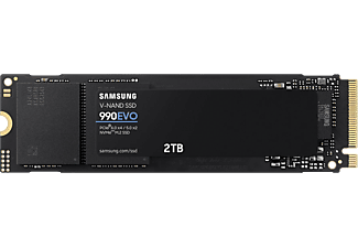 SAMSUNG 990 EVO PCIe 4.0 x4/5.0 x2 NVMe M.2 belső SSD meghajtó, 5000/4200 MB/s, 2TB  (MZ-V9E2T0BW)