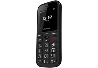 MYPHONE Halo A fekete nyomógombos kártyafüggetlen mobiltelefon