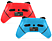 ARMOR3 2 db NuChamp Nintendo Switch vezeték nélküli kontroller, kék/piros
