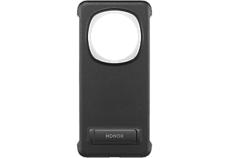 HONOR Magic 6 Pro PU Bracket mobiltelefon tok, fekete (5199AARH)