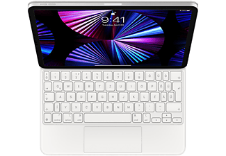 APPLE Magic Keyboard iPad Pro 11" 1/2/3/4 gen és iPad Air 4/5 gen készülékekhez, fehér, Magyar (mjqj3mg/a)