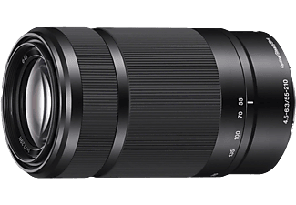 SONY E 55-210 mm f/4.5-6.3 OSS fekete objektív