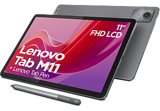 LENOVO Tab M11 11" 128GB WiFi Szürke Tablet (ZADA0036GR) + Lenovo Tab Pen + Folio Case