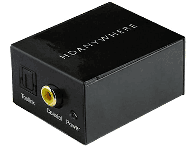 HDANYWHERE Konverter Audio DAC Digital Zu Analog Koax Toslink Cinch