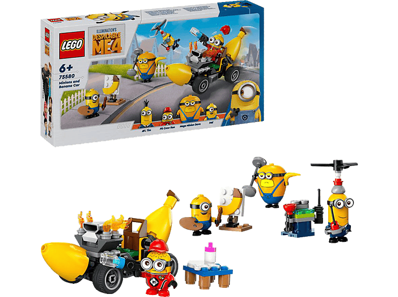 LEGO Despicable Me 75580 Minions Und Das Bananen Auto Bausatz