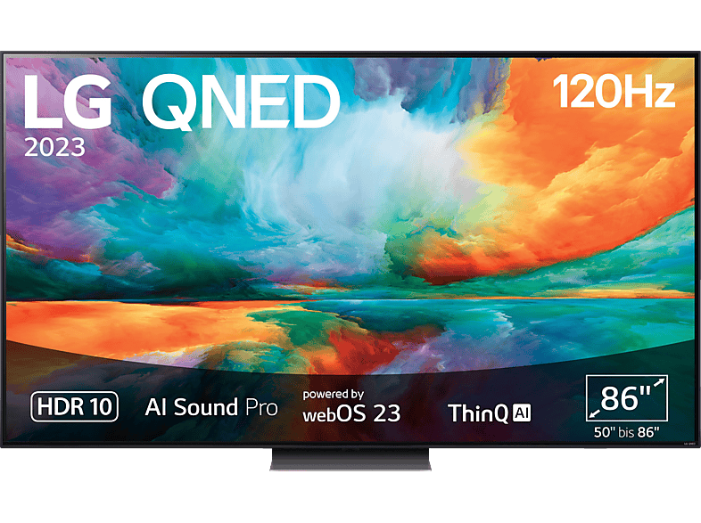 LG 86QNED816RE QNED TV Flat 86 Zoll 218 Cm UHD 4K SMART TV WebOS