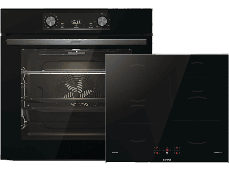 Gorenje Black Induction Set Bos E Bg Gi Bsc Backofenset