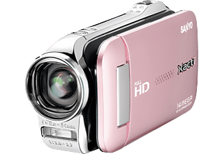 SANYO GH1 Full HD 5x Optik Zoom Pembe Video Kamera