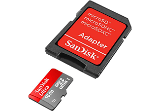 SANDISK 16GB Micro SDHC Class 10 Adaptörlü Android Hafıza Kartı SDSDQUA-016G