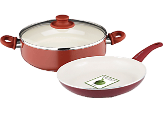 VITAVERDE VVB3 Burgundry 26 cm Tava Tencere Set