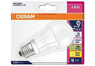 OSRAM Star Clas A 40 8W Beyaz LED Ampul