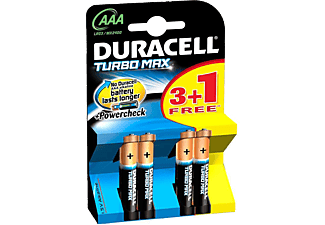 DURACELL Turbo Max Alkalin AAA 4 Adet İnce Kalem Pil