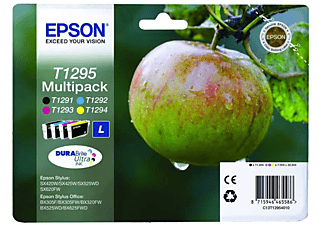EPSON T1295 Multipack Siyah-Kırmızı-Mavi-Sarı Kartuş 4'lü Paket