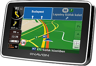 NAVON N490 PLUS navigáció + iGO8 Magyarország térkép  + 1 év frissítés