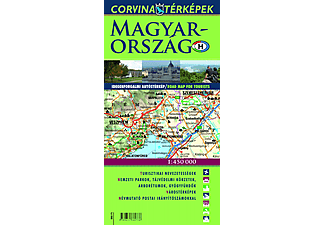 Corvina Kiadó - Magyarország idegenforgalmi autóstérképe, 1:450000