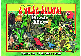 Garry Fleming - A világ állatai - puzzle-könyv