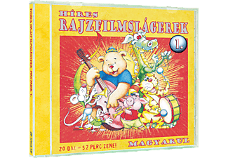 Különböző előadók - Híres rajzfilmslágerek magyarul 1. (CD)