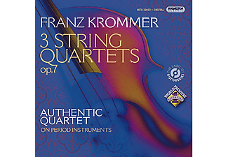 Authentic Quartet - Franz Krommer - 3 String Quartets op. 7 (CD)