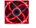 XIGMATEK CLF-F1252 Kırmızı Işıklı Kasa Fanı