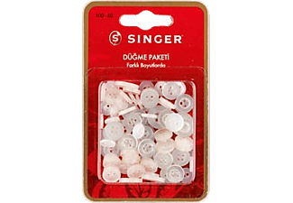 SINGER 100-50 Farklı Boyutlarda Düğme Paketi